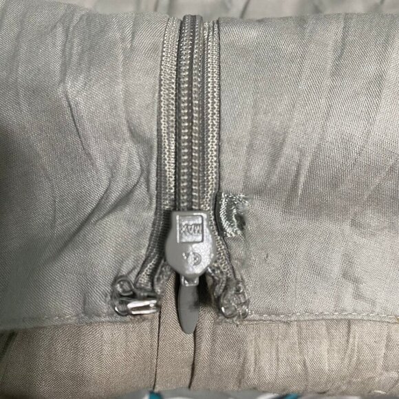 INC International Concepts Tan/White Floral Print Sequined A-Line Skirt Size 16 - Picture 6 of 9